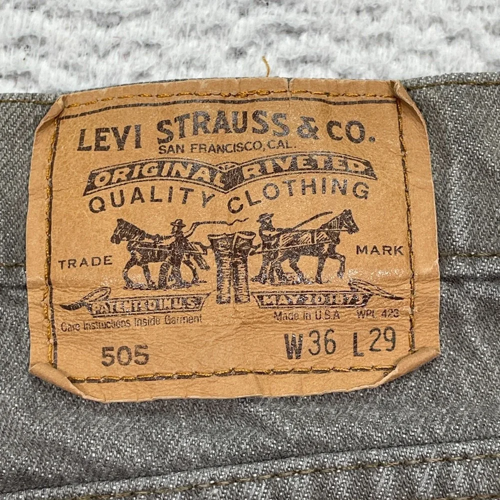 Vintage Levis 505‎ Jeans Men's Size 36X29 (Fits 34X27) 90's USA Cotton *READ*